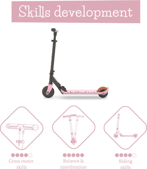Chillafish Kids Foldable Scooter Flexxi 2-Wheel for 5+ Years Cameo Pink