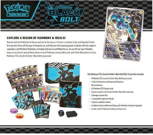Pokemon Black Bolt Elite Trainer Booster Pack (EN)