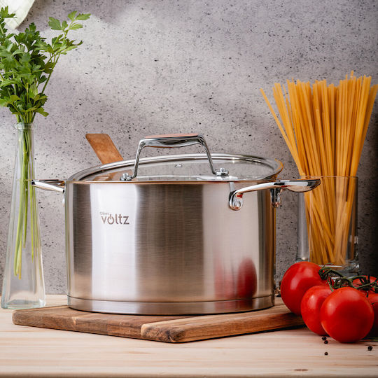 Voltz Berlin Premium Collection Deep Stainless Steel Pot 2.6l / 18cm