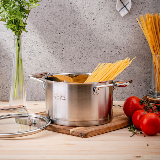 Voltz Berlin Premium Collection Deep Stainless Steel Pot 2.6l / 18cm
