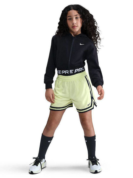 Athletic Kids Cardigan Cotton with Hood Black Pro
