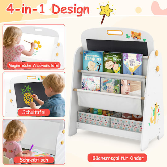 Costway Kids Magnetic Board / Blackboard / Markerboard