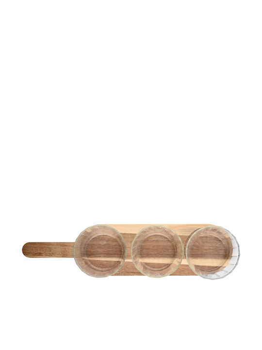Estia Allure Glas Ordnungshüter 3 Schlitze mit Basis Mehrfarbig Ø42.2xH10cm W6.7xL42.2xH10cm 4Stück Estia Allure Glas Ordnungshüter 3 Schlitze mit Basis Mehrfarbig Ø42.2xH10cm W6.7xL42.2xH10cm 4Stück