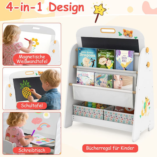 Costway Kids Magnetic Board / Blackboard / Markerboard