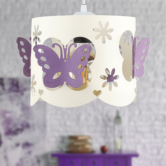 Megapap Kids Metallic Single Ceiling Light E27 Papilia 60W 20cm
