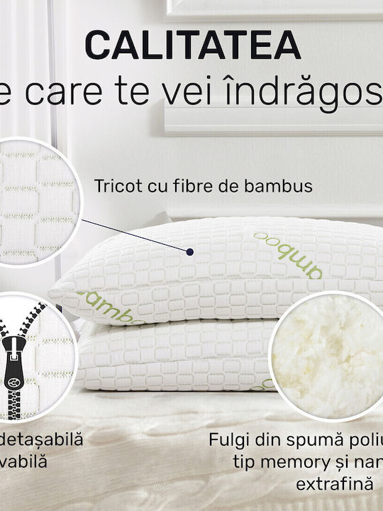 Essience Essience Premium Collection Bamboo Kopfkissen Schlaf Memory-Schaum 50x70cm