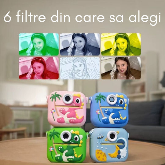 Smartic P9 Παιδική Φωτογραφική Μηχανή με Θερμική Εκτύπωση Μπλε