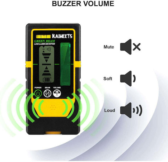 Autonivelant Liniar Nivelă Laser Fascicul Verde cu Domeniu de Lucru 50m
