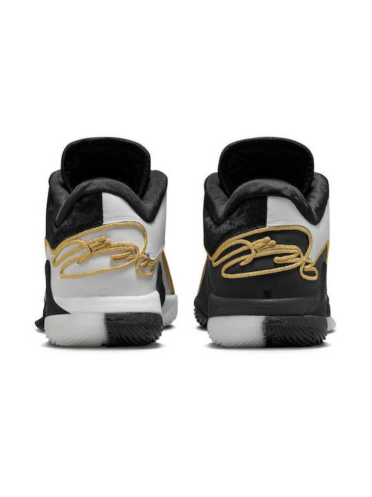 LeBron 22 Low Basketball Shoes White / Black / Metallic Gold