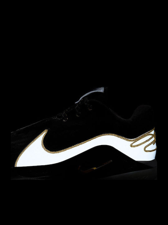 LeBron 22 Low Basketball Shoes White / Black / Metallic Gold