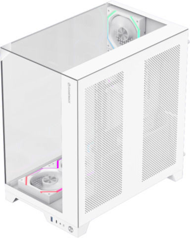 GameMax Infinity Pro Gaming Midi Tower Κουτί Υπολογιστή με Πλαϊνό Παράθυρο Λευκό