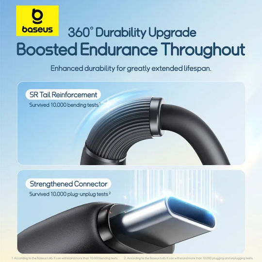 Baseus Fast USB to micro USB / Lightning / Type-C 1.3m 3.5A Cable (P10376303121-00)