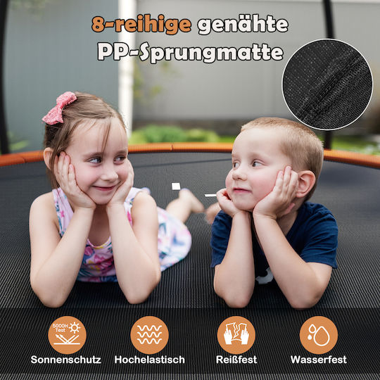 Costway Trampolin Kinder Durchmesser 305cm mit Leiter & Netz