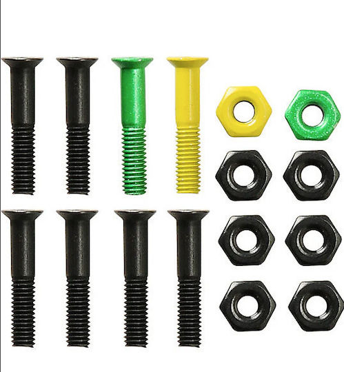 Shake Junts Șuruburi 1" Allen 1 Verde 1 Galben 6 Negre Asortate Bb0eq020500400