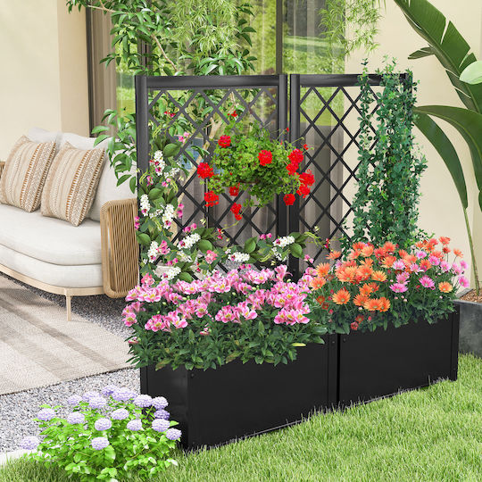 Costway Planter Box Metallic Pink