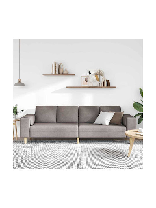 Четири места Диван Текстил Taupe 250x77x76см.