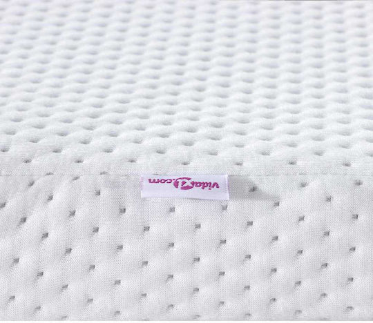 vidaXL Mattress Topper Double Polyester 140x190x6cm