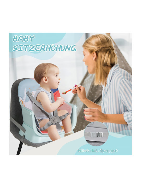 Costway Honey Baby Highchair 6 in 1 with Adjustable Height Green