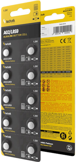 Technik Batterie Alkalisch für Uhren LR59 / SR726W 1.5V