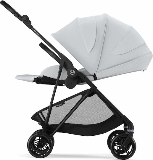 Cybex Melio Καρότσι Μωρού Kατάλληλο για Nεογέννητο Fog Grey