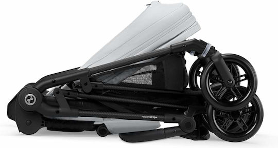 Cybex Melio Καρότσι Μωρού Kατάλληλο για Nεογέννητο Fog Grey