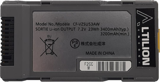 Μπαταρία Cf-vzsu53aw Cf-vzsu53 Panasonic Toughbook Cf-h1 Cf-h2 Cf-u1