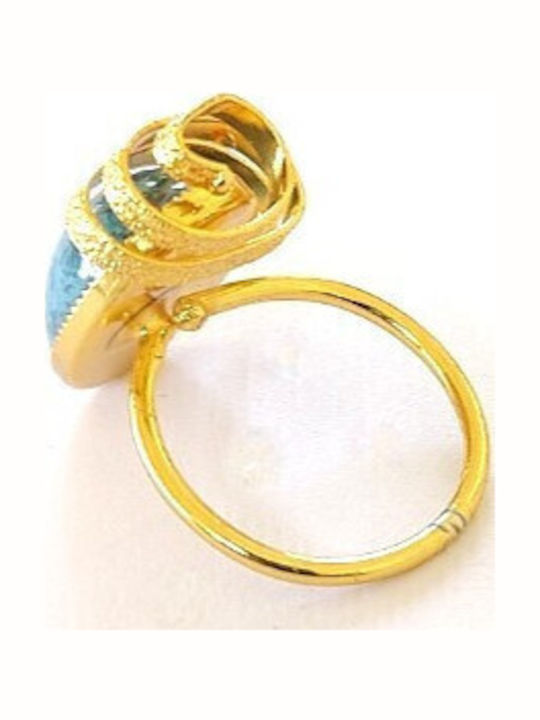 Loua Jewels Γυναικείο Δαχτυλίδι Επιχρυσωμένο