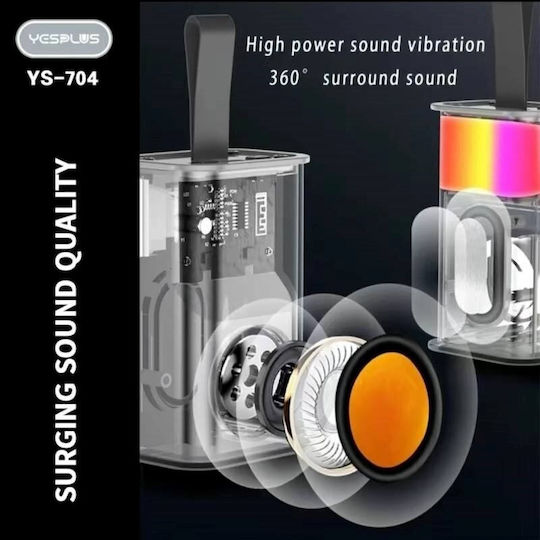 Yesplus Cyberpunk Ys-704 Ηχείο Bluetooth Μωβ