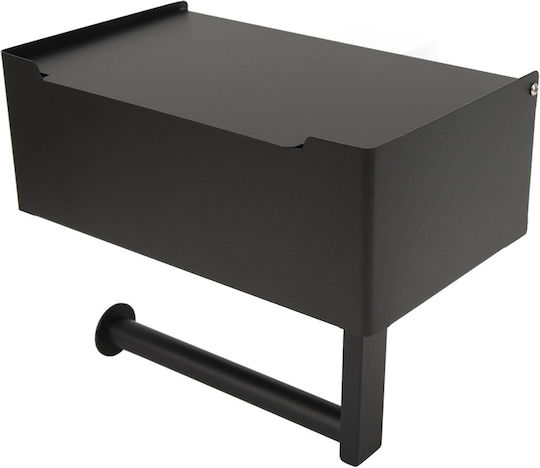 Verk Group De perete Suport de hârtie Metal Neagră