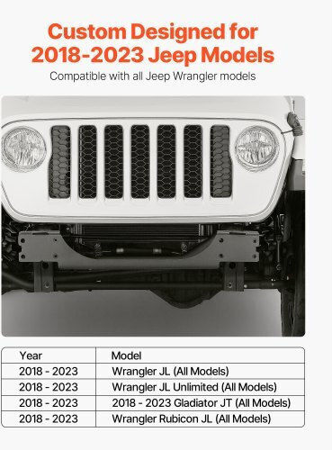 Vevor 4x4 Car Bull Bar for Jeep Wrangler