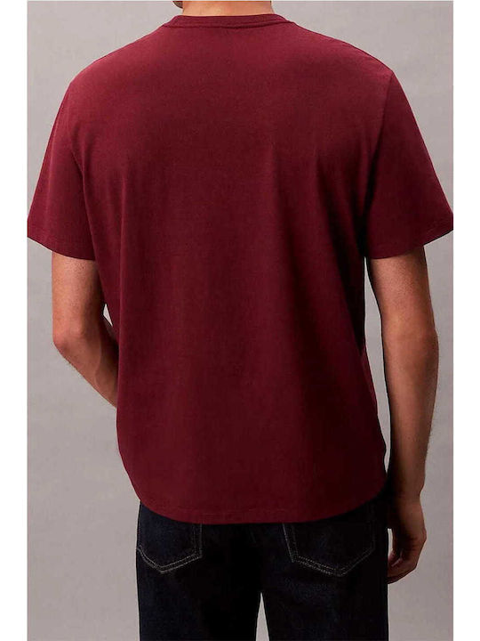 T-shirt Μπορντό