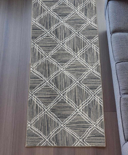 Linea Home 2569 Rutschfester Rechteckiger Wohnzimmer Teppich Grau 200x250cm
