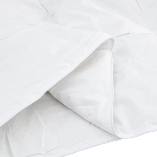vidaXL Bettdecken-Set Doppelbett 200x220cm White 3Stück