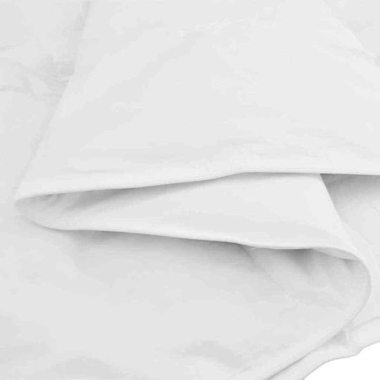vidaXL Duvet Set Queen 220x260cm White 3pcs