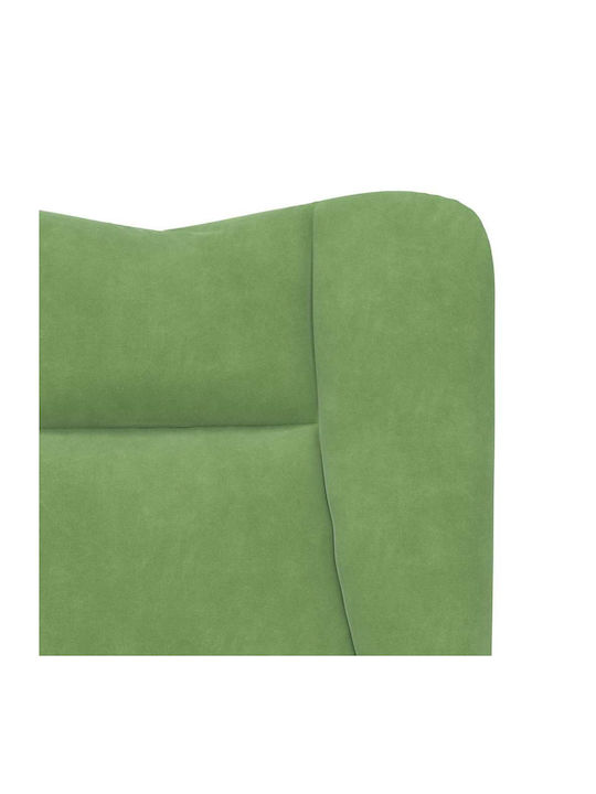 Πολυθρόνα Relax Βελούδινη Απαλή Πράσινη 63x67x94cm