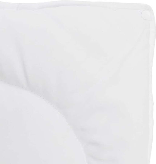 vidaXL Σετ Πάπλωμα Διπλό με Γέμιση Microfiber 200x220εκ. Λευκό 3τμχ