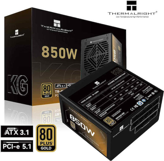 Thermalright TR-KG850 850W Schwarz Computer-Netzteil Vollständig modular 80 Plus Gold