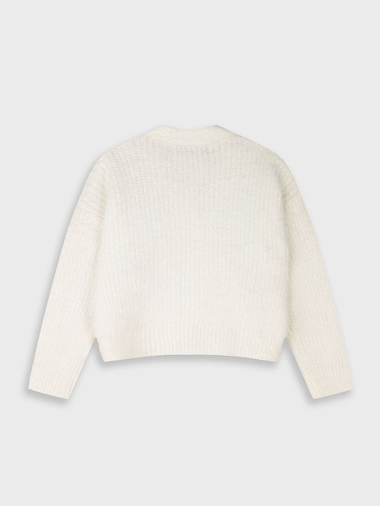 Kids Cardigan Knitted Ecru