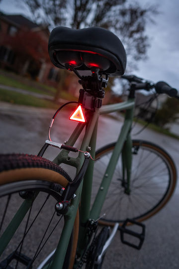Brightz Wiederaufladbar Rückseite Fahrradlicht