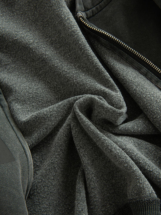 Kids Cardigan with Hood Dark Gray L.a