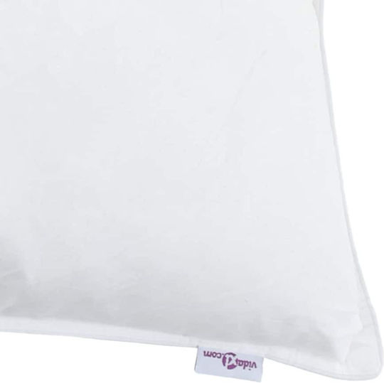 vidaXL Set Pilotă Super Dublu De Puf 220x260cm Alb 3buc
