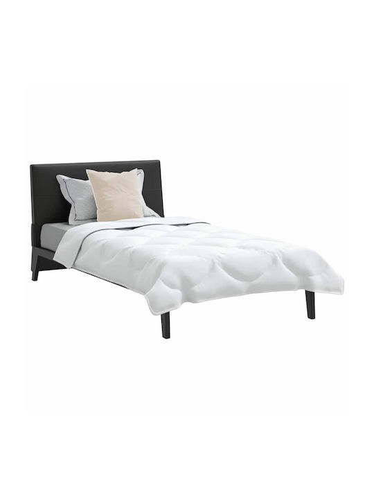 vidaXL Bettdecken-Set Einzelbett mit Microfiber-Füllung 135x200cm White 2Stück