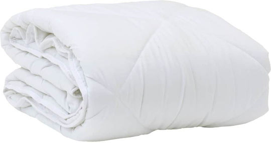 vidaXL Bettdecken-Set Einzelbett mit Microfiber-Füllung 135x200cm White 2Stück