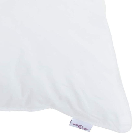 vidaXL Duvet Set Queen with Microfiber Filling 240x220cm White 3pcs