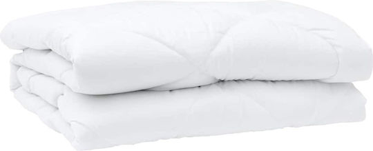 vidaXL Σετ Πάπλωμα Διπλό με Γέμιση Microfiber 200x200εκ. Λευκό 3τμχ