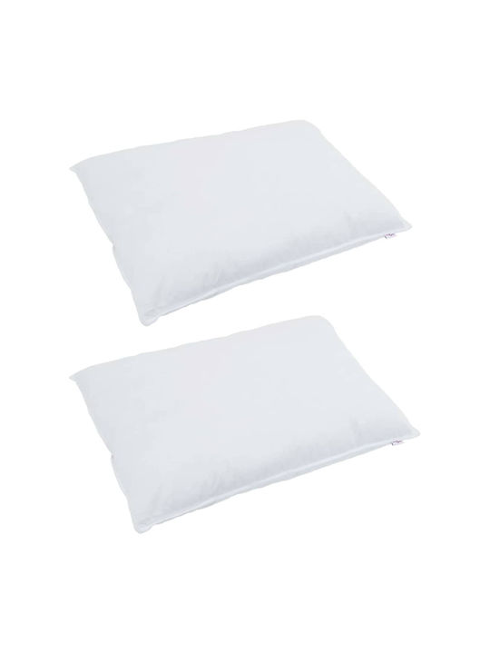 vidaXL Bettdecken-Set Doppelbett mit Microfiber-Füllung 200x200cm White 3Stück