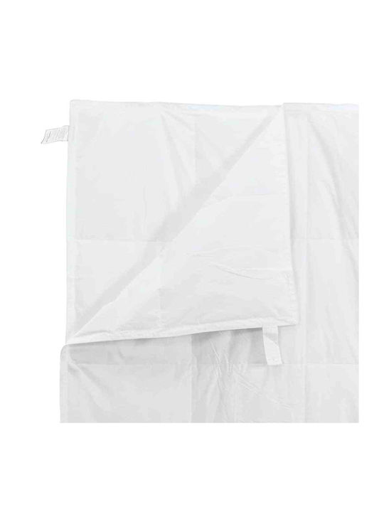 vidaXL Bettdecken-Set Doppelbett mit Microfiber-Füllung 200x220cm White 3Stück