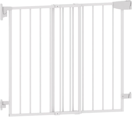 Tulano Ușa pentru Câini din Metal de Culoare Maro 108 x 70cm