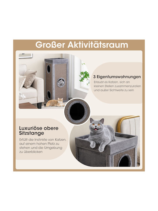Costway Katzenbäume Gray 40x40x99cm