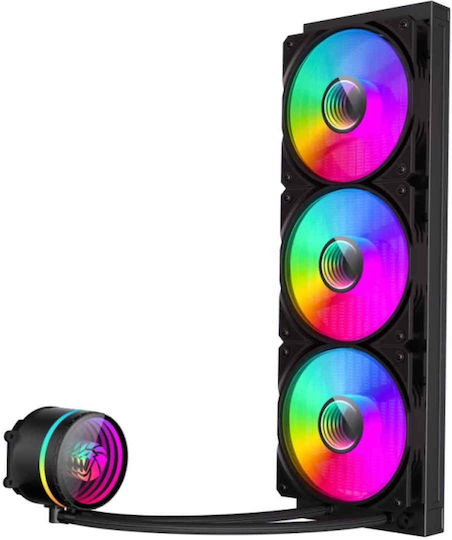 GameMax IceBurg 360 Infinity Υδρόψυξη AIO CPU με 3 Ανεμιστήρες 120mm και ARGB Φωτισμό